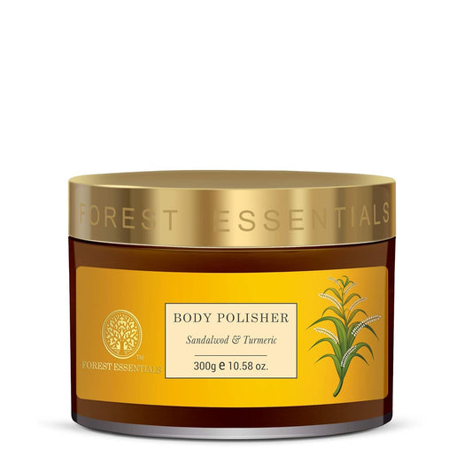 Forest Essentials Body Polisher Sandalwood & Turmeric - 300G