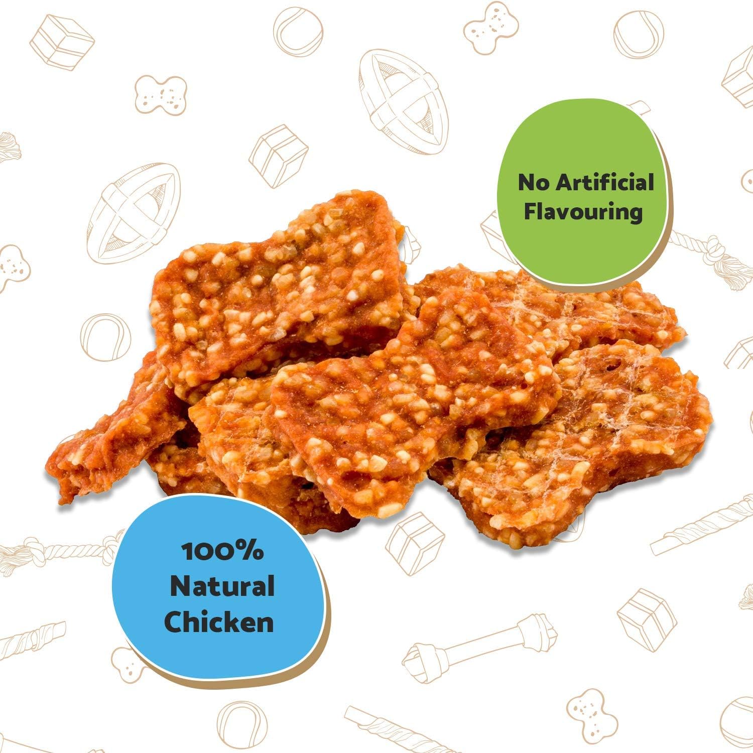 Good Boy - Crunchy Chicken and Rice Bones - Dog Treats - Made with 100% Natural Chicken Breast Meat - 100 g e - Low Fat Dog Treats - Case of 8 : Amazon.co.uk: Pet Supplies