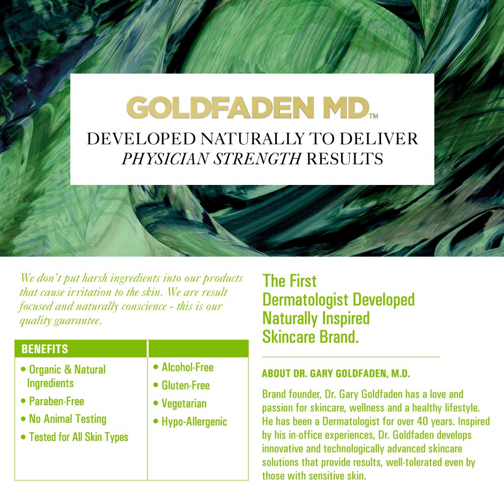 Goldfaden Md Needle-Less Line Smoothing Concentrate For Face & Neck | W/Seaweed Extract, Hyaluronic Acid, Hexapeptides, Organic Red Tea Extract 1 Ounce : Beauty & Personal Care