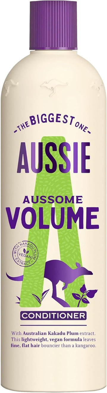 Aussie Aussome Volume Shampoo, Lightweight Vegan Formula, Brings Fullness & Bounce Back To Fine & Flat Hair, With Kakadu Plum Extract, Silicone Free, Cruelty Free, 675Ml