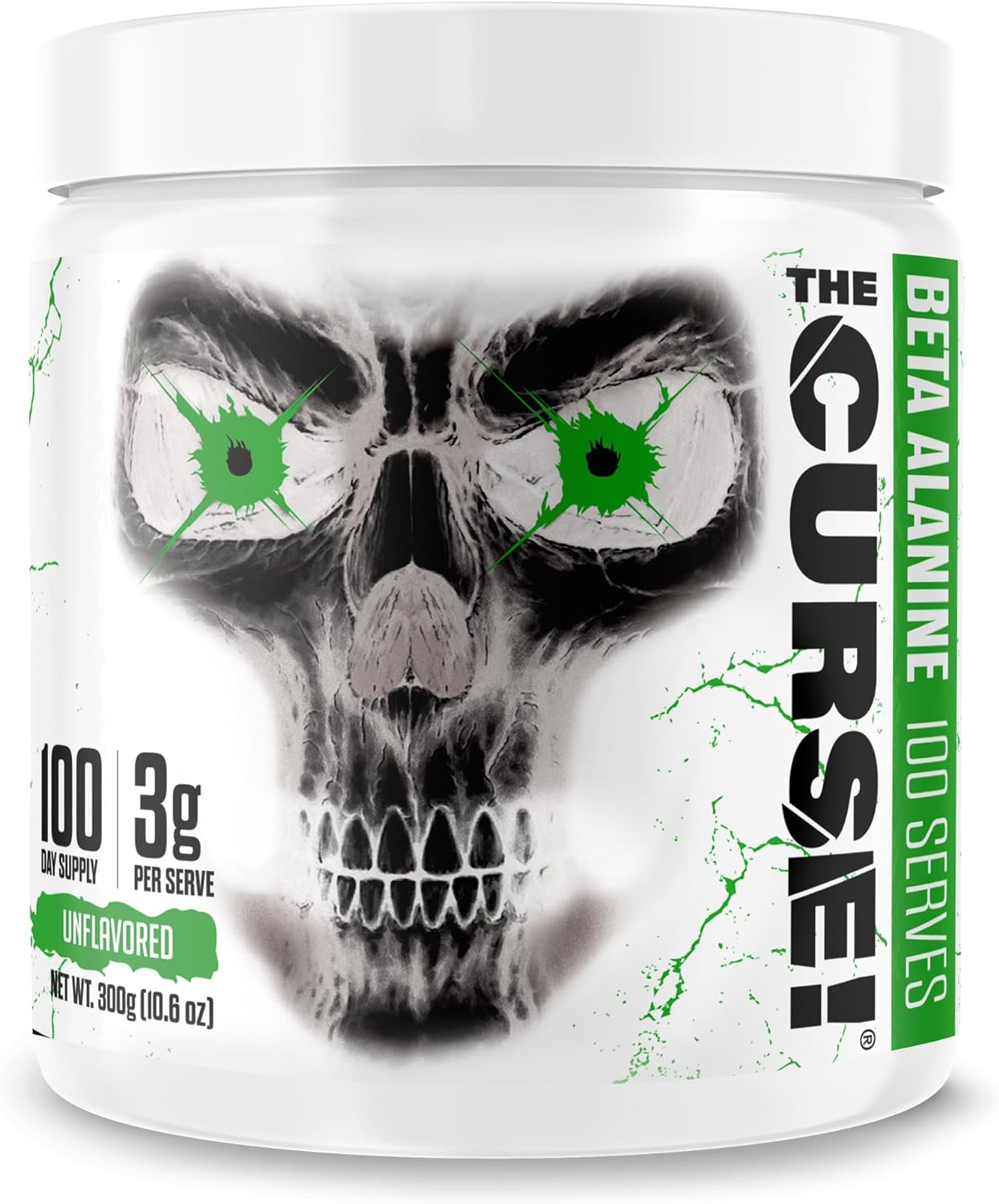 JNX SPORTS The Curse! Beta Alanine - Unflavored, 100 Servings, 3g per
