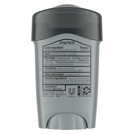 Degree Men Antiperspirant Deodorant Clean 72-Hour Sweat & Odor Protection Prescription-Strength Antiperspirant For Men With Motionsense Technology 1.7 Oz