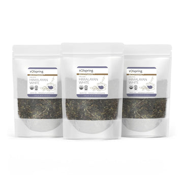Dr. Mercola Solspring Biodynamic Organic Himalayan White Loose Leaf Tea, 4 Oz. (Pack Of 3), Traditional White Loose Leaf Tea, Naturally Caffeinated, Non Gmo, Soy Free, Gluten Free, Usda Organic, Demeter Certified Biodynamic