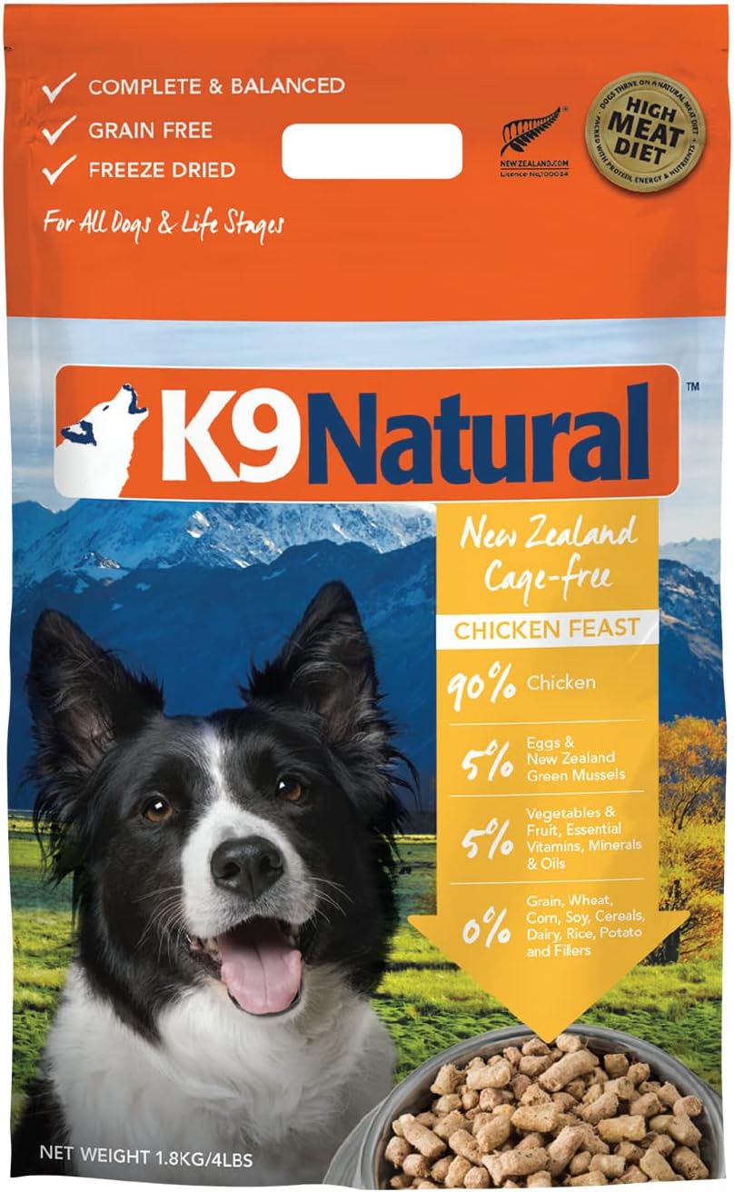 K9 Natural Grain-Free Freeze-Dried Dog Food Chicken 4lb