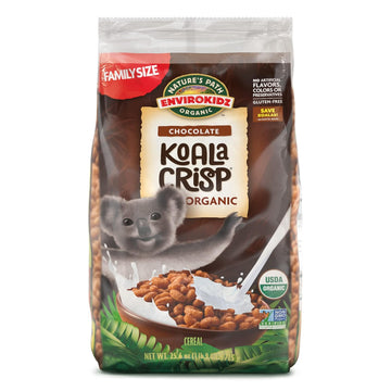 EnviroKidz Koala Crisp Organic Chocolate Cereal, 1.6 Lbs. Earth Friendly Package (Pack of 6), Gluten Free, Non-GMO, Fair Trade, EnviroKidz by Nature's Path