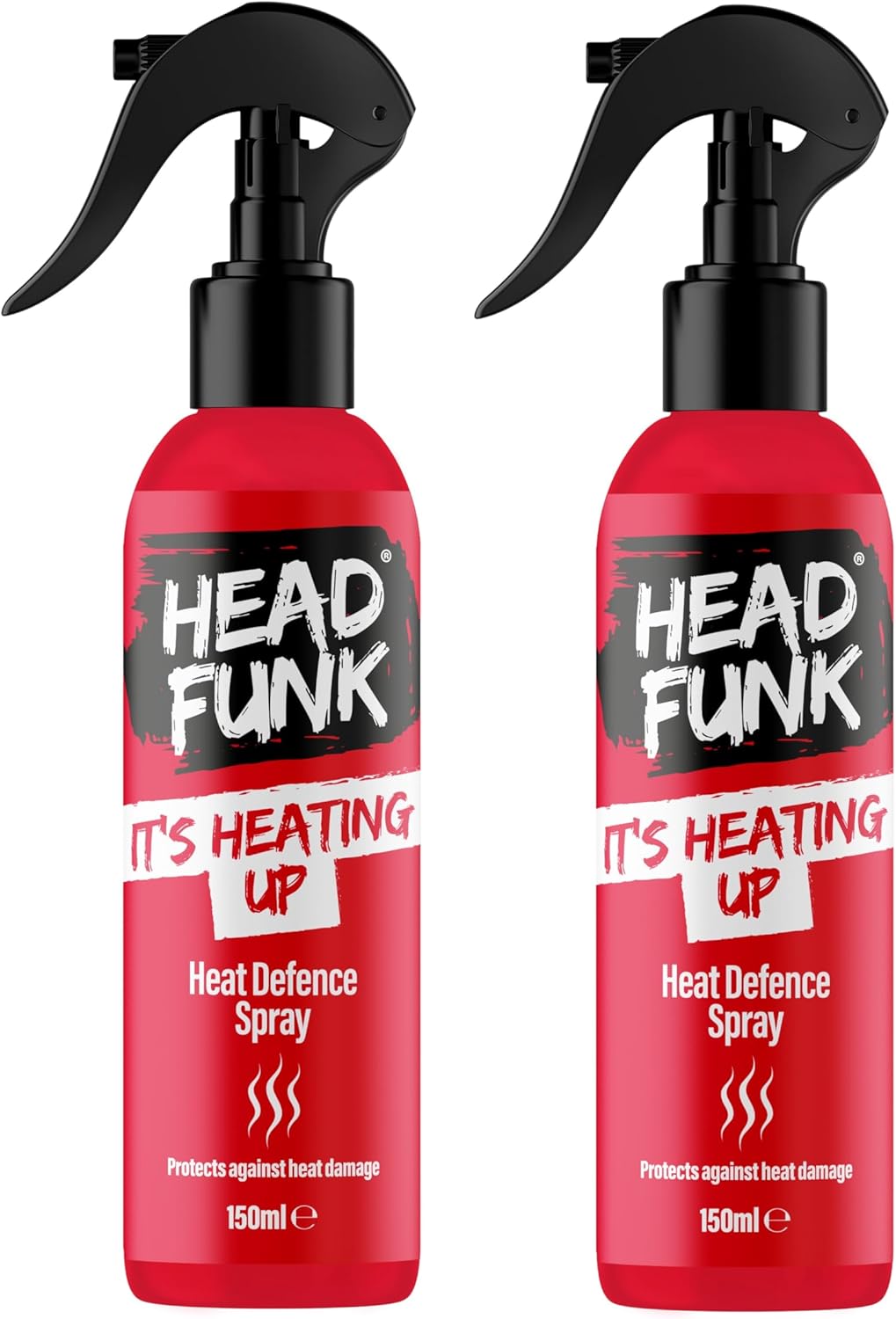 Head Funk "It'S Heating Up" Heat Defence Spray - Protect Against Heat Damage - 150Ml - Pack Of 2