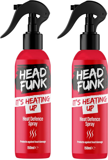 Head Funk "It'S Heating Up" Heat Defence Spray - Protect Against Heat Damage - 150Ml - Pack Of 2