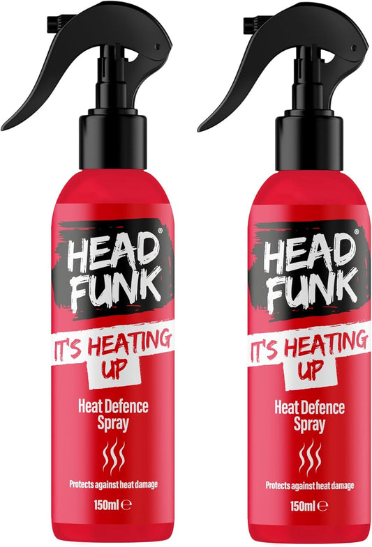 Head Funk "It'S Heating Up" Heat Defence Spray - Protect Against Heat Damage - 150Ml - Pack Of 2