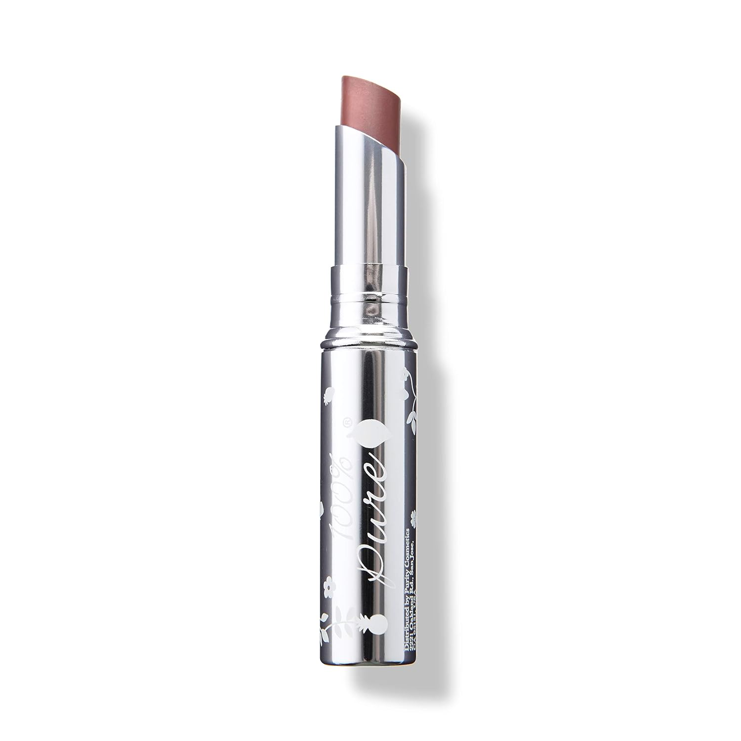 100% Pure Lip Glaze, Sultry, Tinted Lip Balm, With Cocoa Butter, Vitamin E, Lip Moisturizer, Natural Lip Balm (Warm Peach Brown Color) - 0.088 Oz