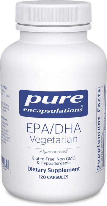 Pure Encapsulations Epa/Dha Vegetarian | Algae-Derived Epa And Dha To Support Cardiovascular Health And Daily Wellness | 120 Capsules