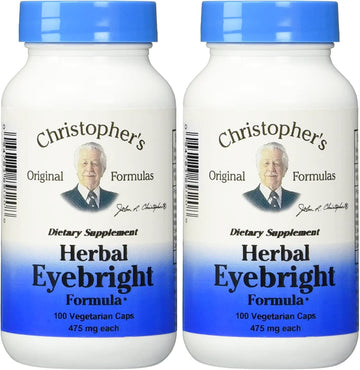 Dr. Christopher'S: Herbal Eyebright, 100 Caps (2 Pack)2
