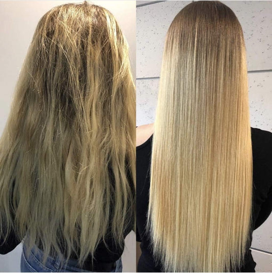 Cocochoco Professional Gold Keratin Kit In Box - Gold Keratin Hair Treatment (200 Ml) And Cleansing Shampoo (50 Ml) - Complex Keratin Treatment For Hair Straightening - For All Hair Types