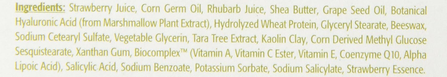 Eminence Rhubarb Masque Skin Care, Strawberry, 2 Ounce : Facial Masks : Beauty & Personal Care