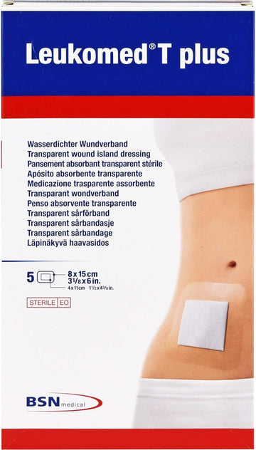 Bsn Medical Leukomed T Plus 5 Large Size Transparent Wound Dressings