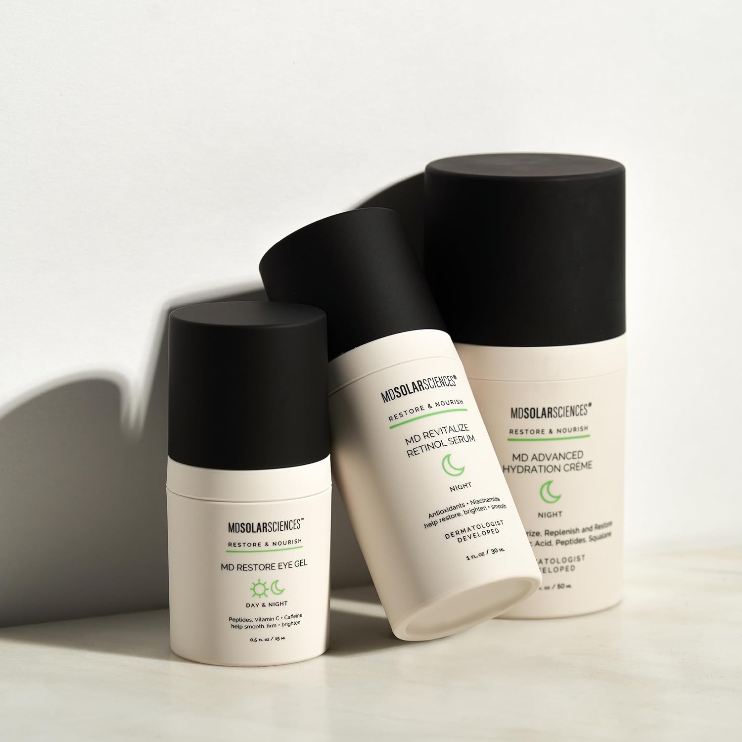 Mdsolarsciences Md Advanced Hydration Crème | Intense Nighttime Moisturizer | Nourishing Hyaluronic Acid, Ceramides & Peptides | Reduces Wrinkles & Dark Spots | Safe For Sensitive Skin (1.7 Fl Oz) : Beauty & Personal Care