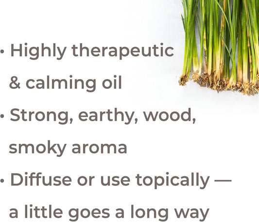 Plant Therapy Vetiver Organic Essential Oil 5 Ml (1/6 Oz) Pure, Undiluted, Therapeutic Grade