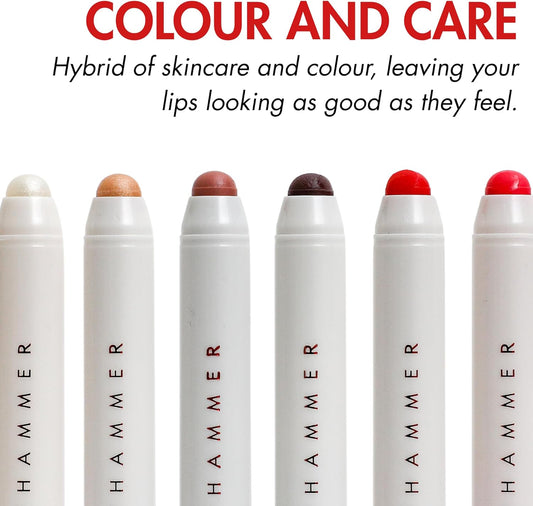 Ruby Hammer Lip Serum Balm – Nude | Hydrate. Tint. Restore | Full Size | Vegan | Animal Loving | Fragrance-Free | Paraben-Free | Award-Winning Make-Up Artist