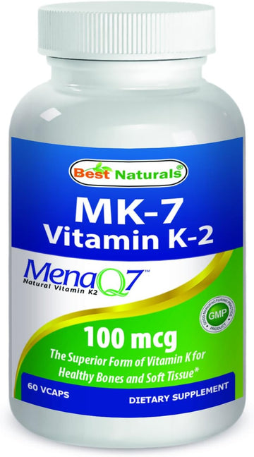 Best Naturals Mk-7 100 Mcg 60 Vcaps