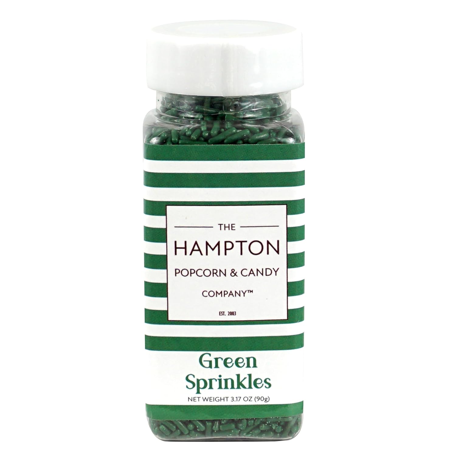 Green Sprinkles Jimmies 3.17 Oz, Sprinkles For Cake Decorating, Cake Sprinkles, Sprinkles For Baking, Ice Cream & More, The Hampton Candy Company : Grocery & Gourmet Food