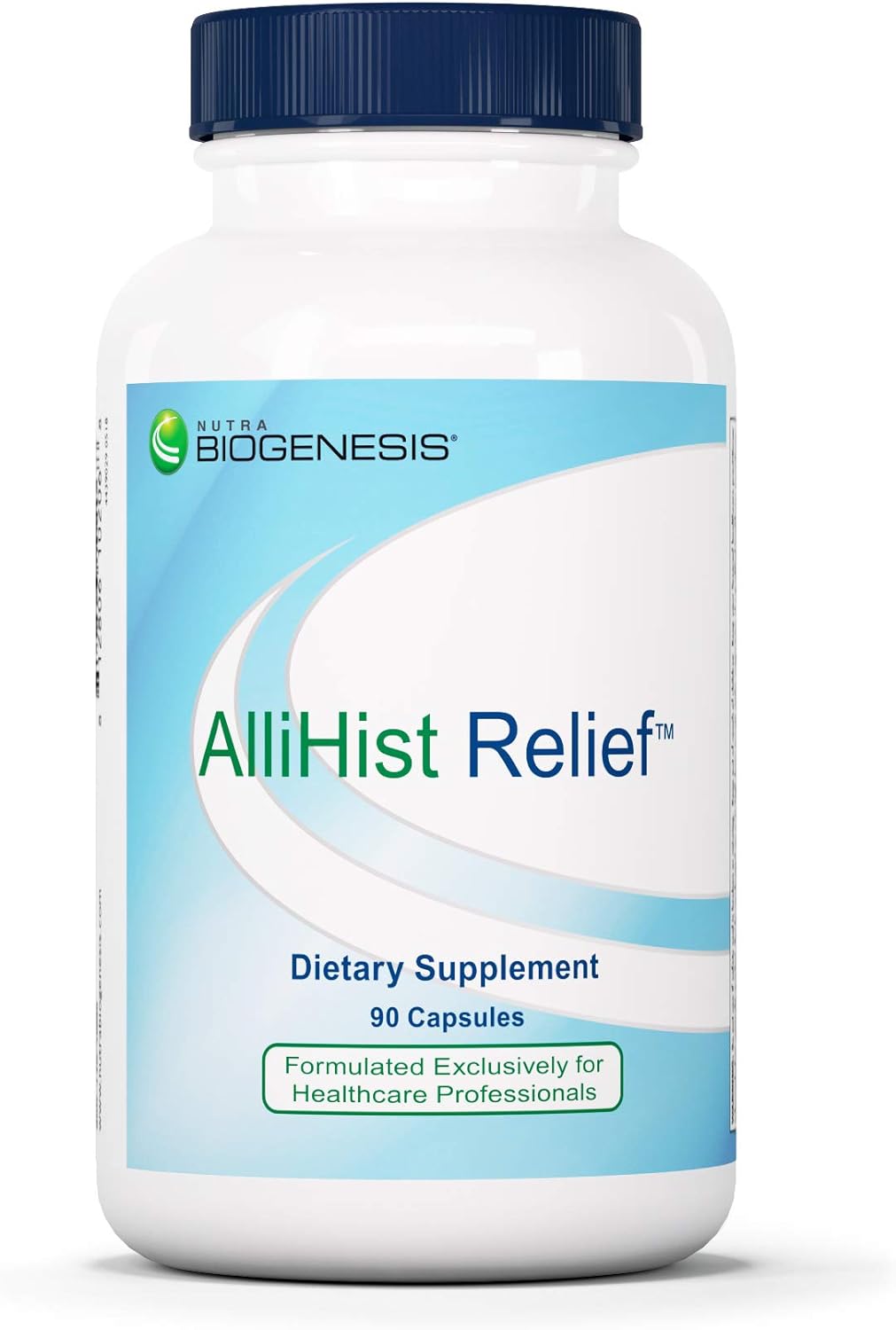 Nutra BioGenesis - AlliHist Relief - Organic Nettle, Quercetin and Feverfew for Nasal, Sinus and Lung Support - 90 Capsules