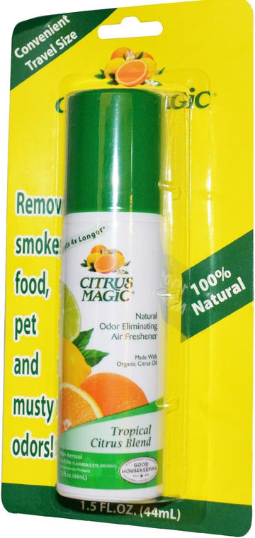 Citrus Magic Spray Air Freshener, Tropical Citrus Blend, 1.36 Ounce : Health & Household