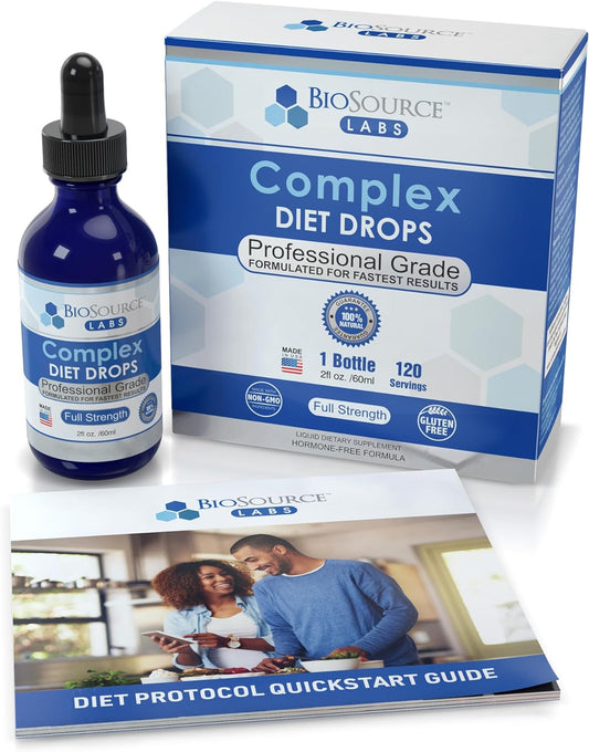 Complex Diet Drops – Best Natural Weight Management Drops For Men And Women (1 Bottle, 2 Fl Oz) - 30 Day Supply