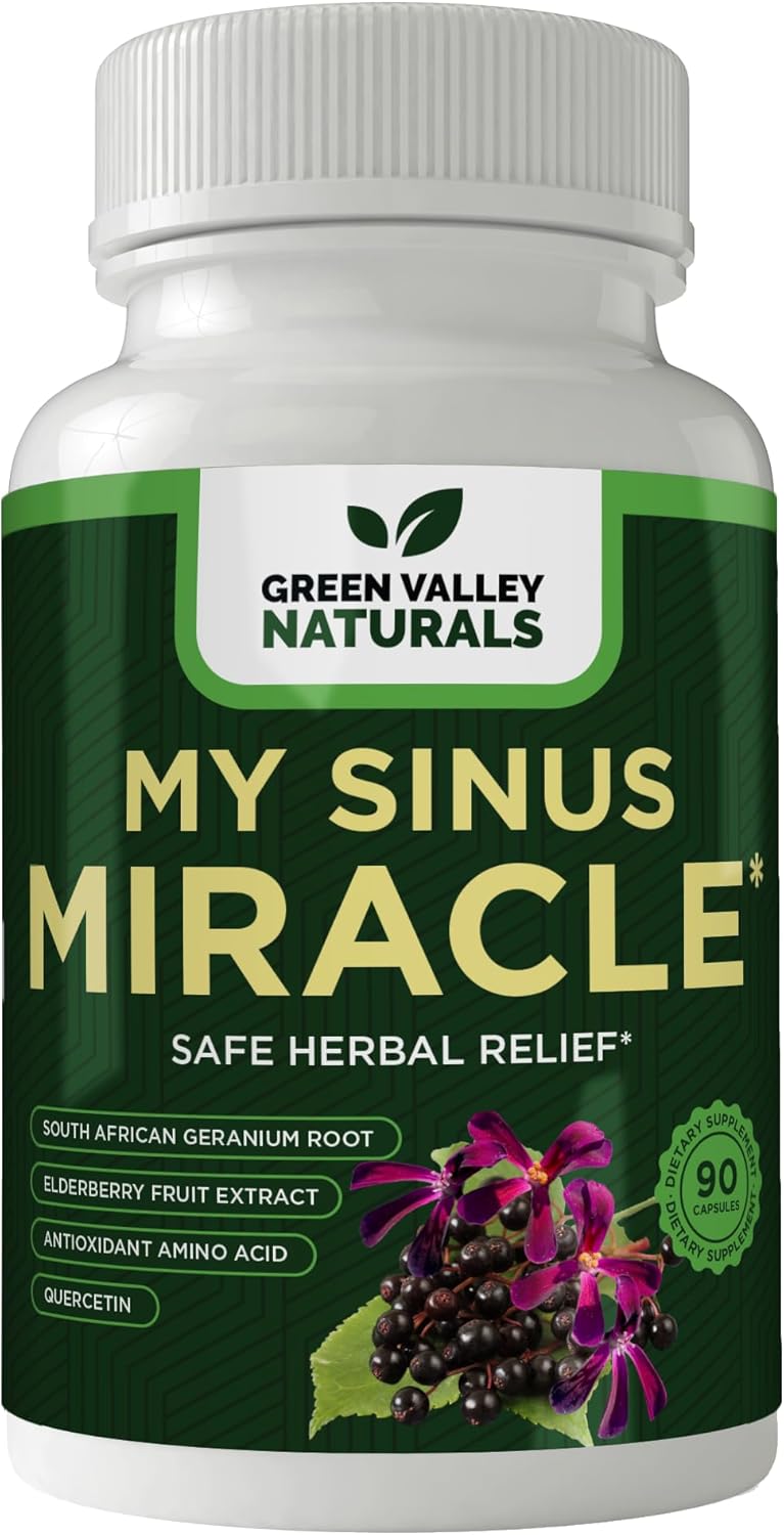 My Sinus Miracle Herbal Supplement, 90 Capsules (1)