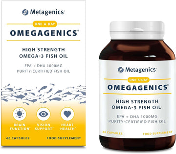 Omegagenics - High Strength Omega-3 Fish Oil - EPA + DHA 1000mg - Puri260 Grams