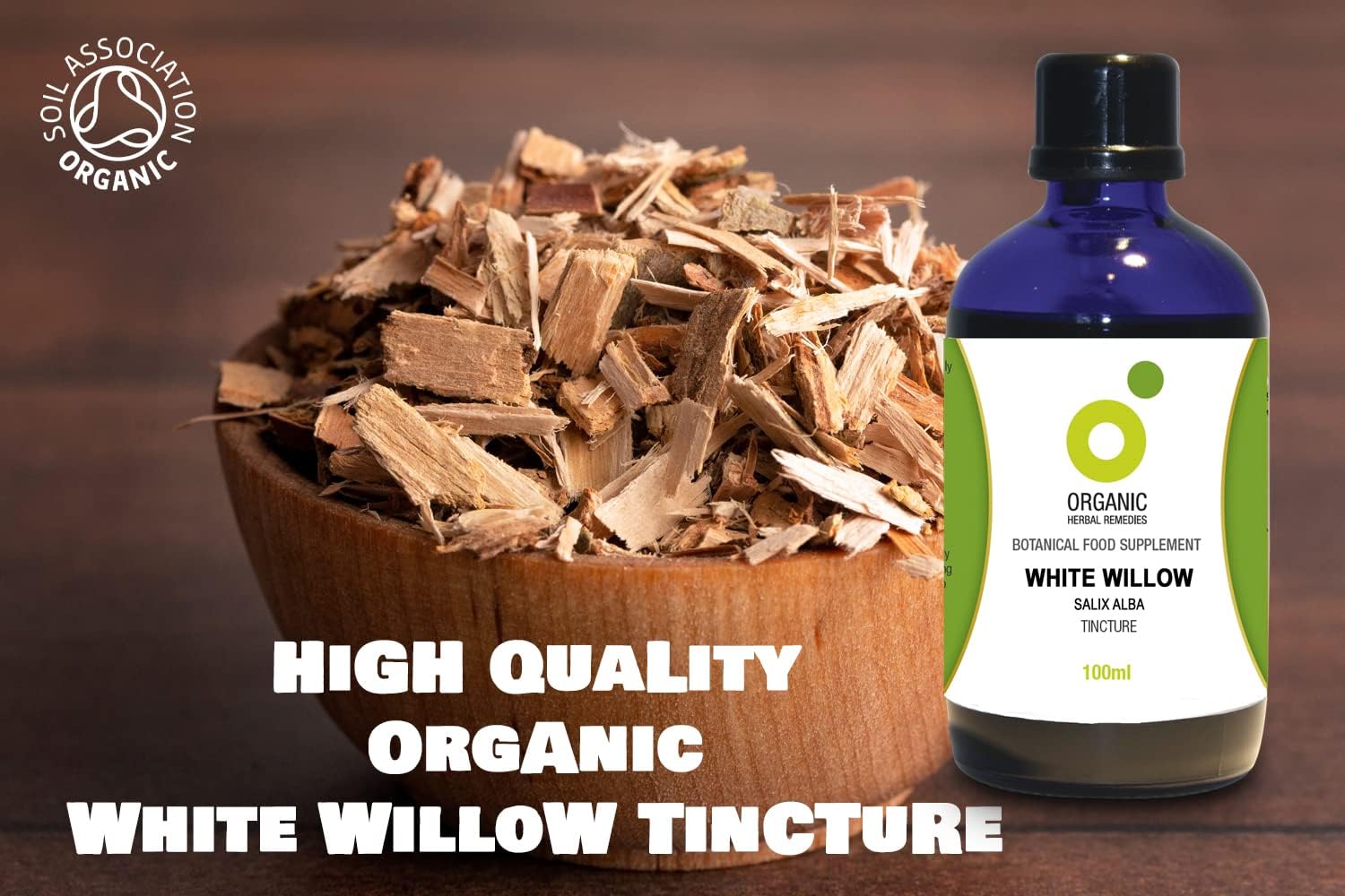 Organic Herbal Remedies 100ml White Willow Tincture : Amazon.co.uk: Health & Personal Care