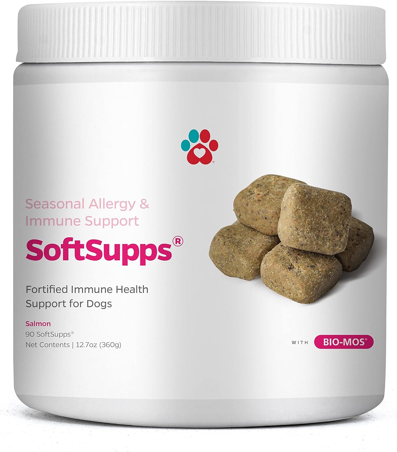 Pet Parents® Allergy SoftSupps® Immune Support for Dogs with Omega 3 Fish Oil for Dogs & Probiotics for Dogs for Dog Itch Relief & Dog Immune Support, Dog Allergy Chews for Itch Relief for Dogs, 90ct