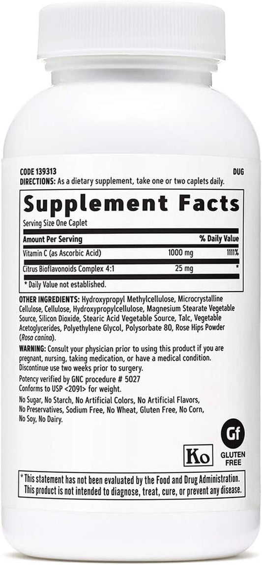 Gnc Vitamin C Time-Released 1000Mg - Twin Pack