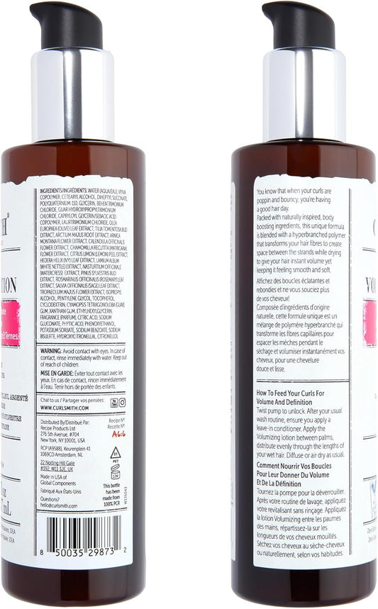 Curlsmith - Full Body Volumizing Hair Lotion, Curl Definition, Instant Volume And Non-Sticky, For Wavy, Curly Or Coily Hair, Vegan (237Ml/8Fl Oz)