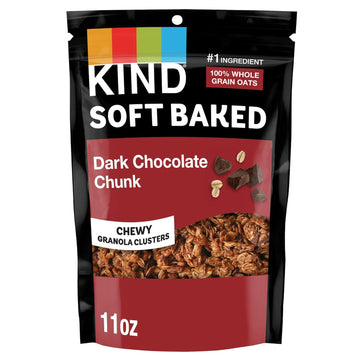 Kind Soft Baked Granola, Dark Chocolate Chunk, 11 Oz Bag