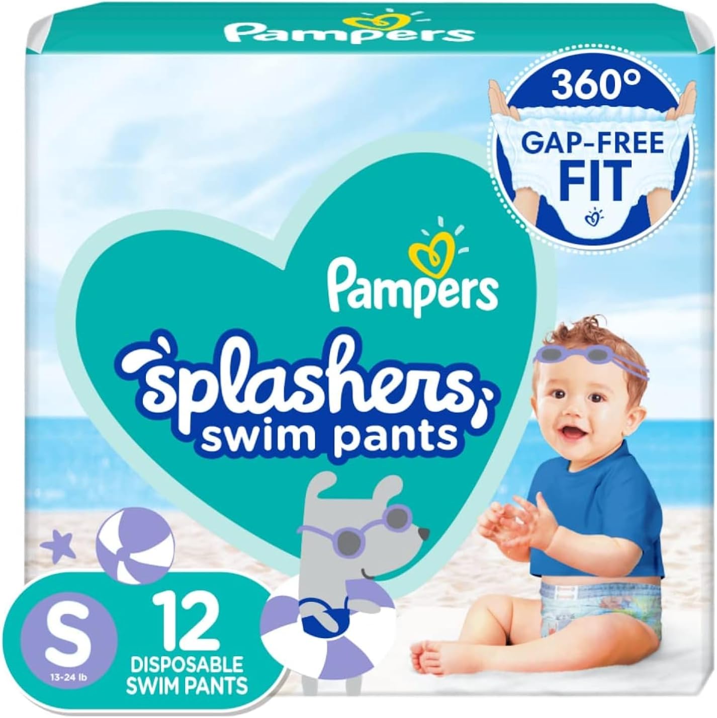 Pampers Splashers Swim Diapers Small 12 Ct