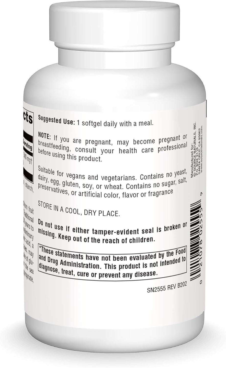 Source Naturals Omega-7 Sea Buckthorn Fruit Oil - Non-GMO, Vegan-Sourced - 120 Softgels