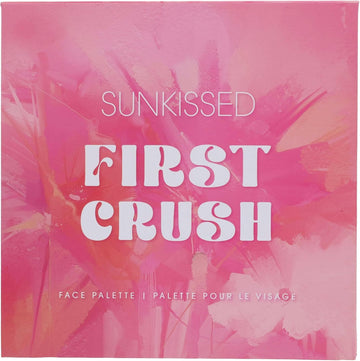 Sunkissed First Crush Face Palette With Bronzer, Blusher, Highlighter, Contour, For Perfecting Complexion