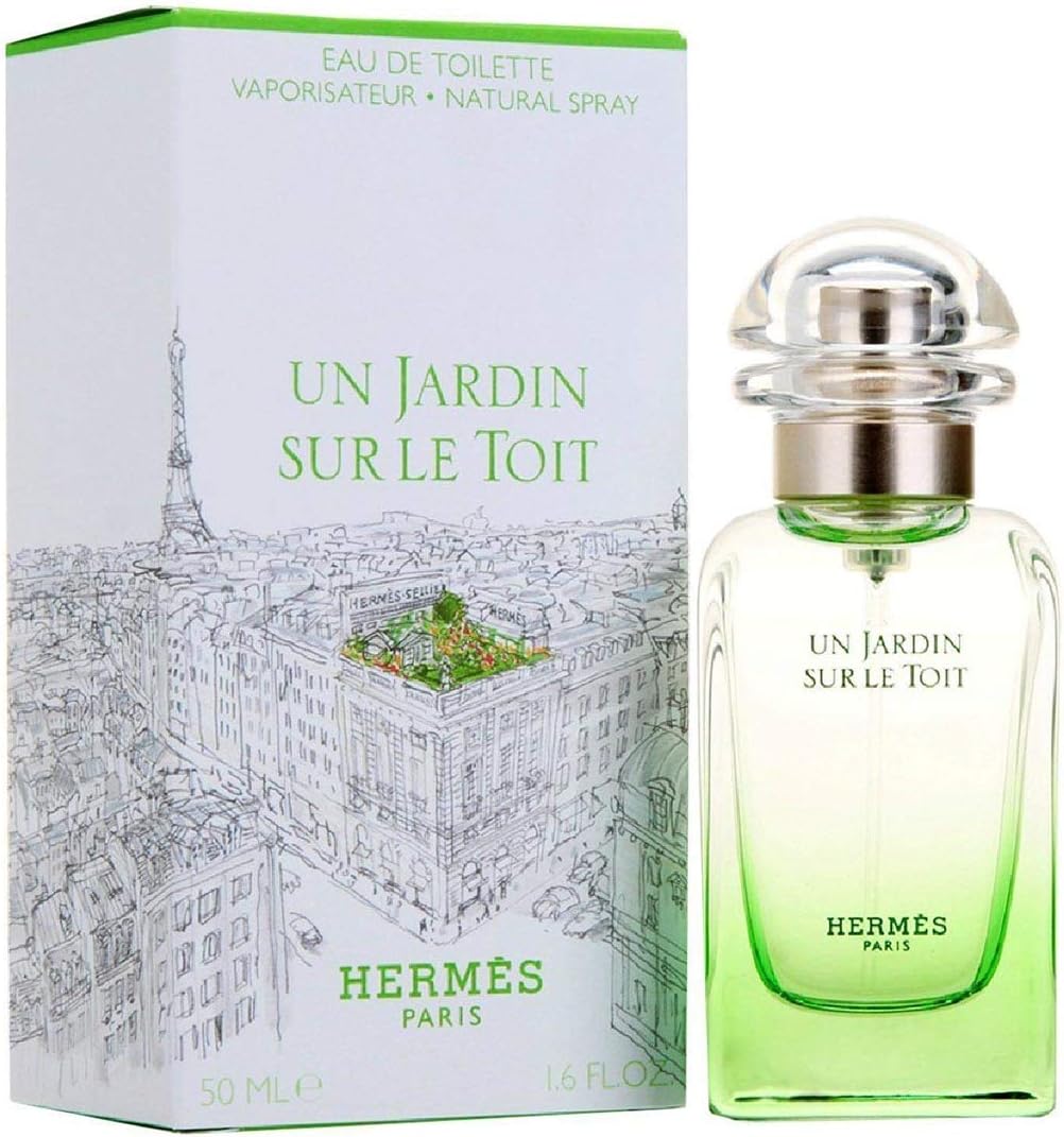 Hermes Unisex Un Jardin Vaporizador Hermes Paris A Garden Sur Le Toit Eau De Toilette 50Ml Vaporizer, Black, Est Ndar Uk