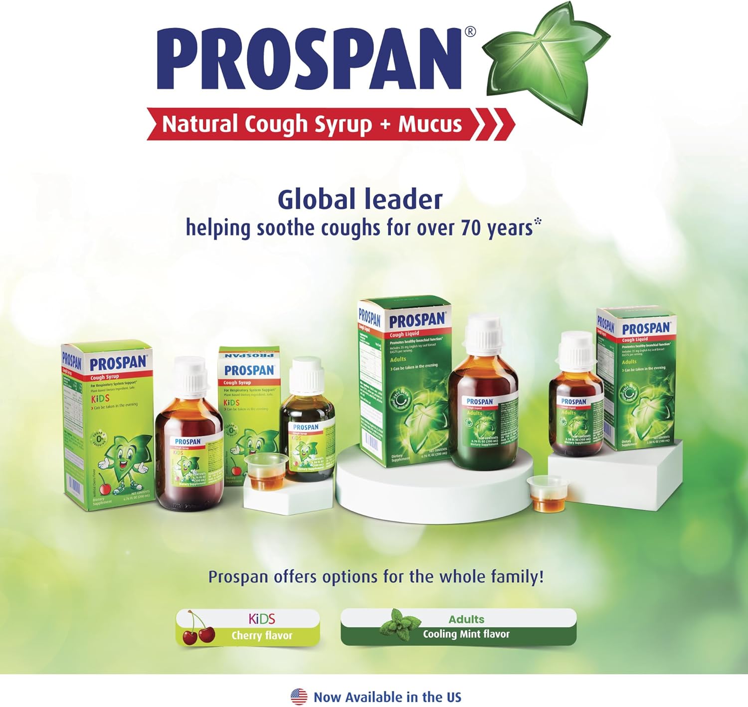 Prospan/Abrilar Cough Syrup + Mucus With Proprietary English Ivy Leaf Extract Ea575 For Adults - Soothes Cough, Mucus Relief, No Added Sugar, Non-Drowsy, Alcohol-Free, Drug-Free - 200Ml : Health & Household