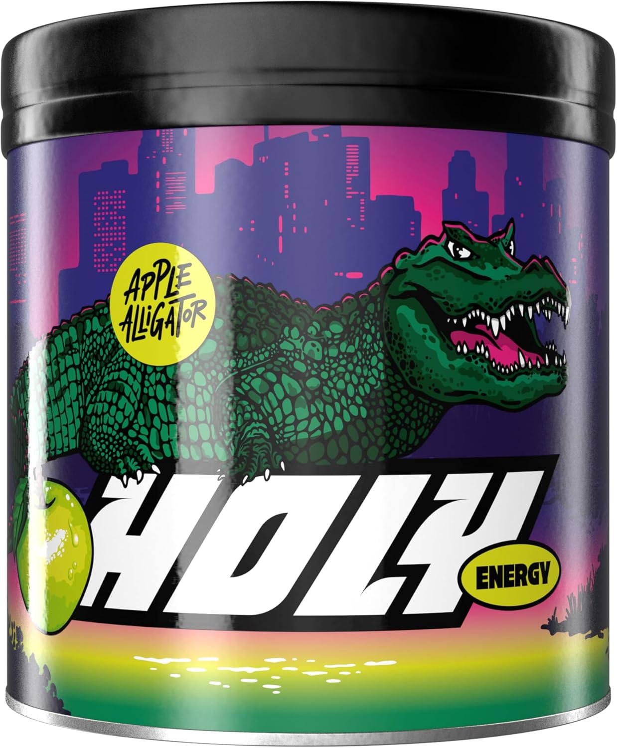 Holy Energy Gaming Booster Flavour Powder | 50 Portions With Newcaff & Green Tea Extract | Focus Booster - Focus Drink | Vegan With 100% Natural Fruit Flavours (350 Grams, Blueberry Bear)