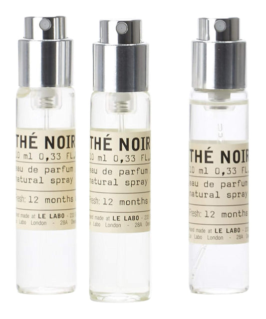 Le Labo Thé Noir 29 Travel Tube Refill Set (3 X 10Ml, 3 X 0.33 Fl Oz)