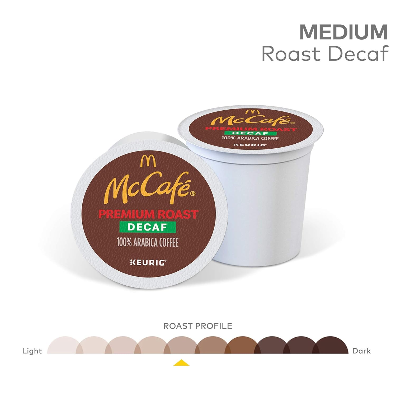 McCafe Premium Roast Decaf, Keurig Single Serve K-Cup Pods, Medium Roast Coffee Pods, 48 Count : Everything Else