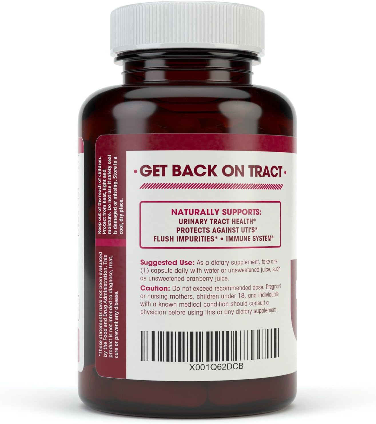 D Mannose With Cranberry Extract & Vitamin C - Urinary Tract Ut Cleanse & Bladder Health - Protects Against Urinary Tract Infections Uti - Natural Healthy Flush & Detox Impurities | 60 Veg Capsule : Health & Household