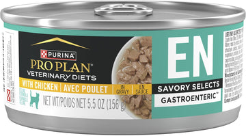 Purina En Gastroenteric Feline Formula Savory Selects In Sauce With Chicken Wet Cat Food - (Pack Of 24) 5.5 Oz. Cans