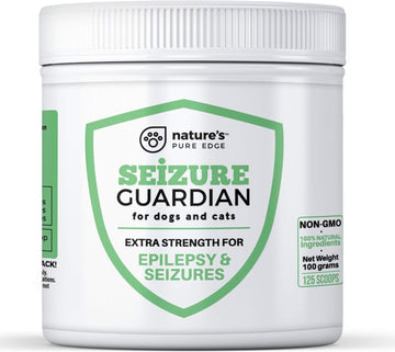 Seizure Support and Calming Aid for Dogs and Cats - All Natural Epilepsy and Seizure Aid. Hemp, Ashwagandha, Blue Vervain, Valerian, L-tryptophan, L-Taurine, Chamomile, Milk Thistle, Turmeric