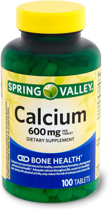 Spring - Valley Calcium 600mg Natural Bone Health Calcium