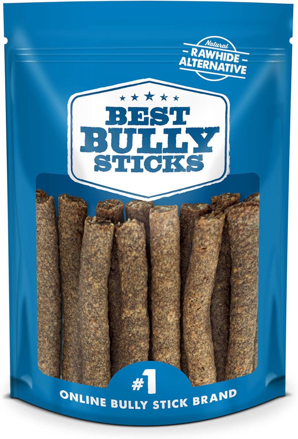 Premium Real Beef Dog Treats - Bully Snap Stick, 12 Pack - 100% Natural, No Additives - Reward, Puppy & Dog Training Treats - Usa Packed - Healthy, Easy To Digest, Rawhide-Free, High Protein