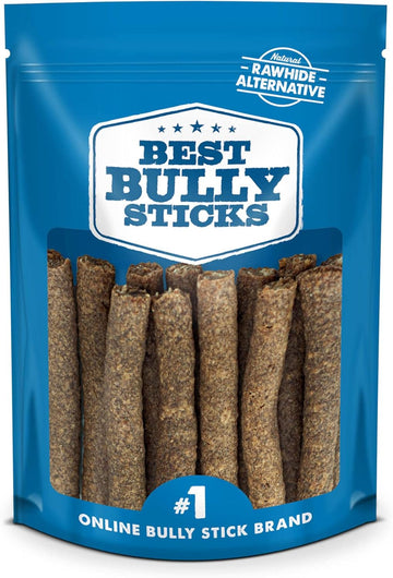 Premium Real Beef Dog Treats - Bully Snap Stick, 12 Pack - 100% Natural, No Additives - Reward, Puppy & Dog Training Treats - Usa Packed - Healthy, Easy To Digest, Rawhide-Free, High Protein