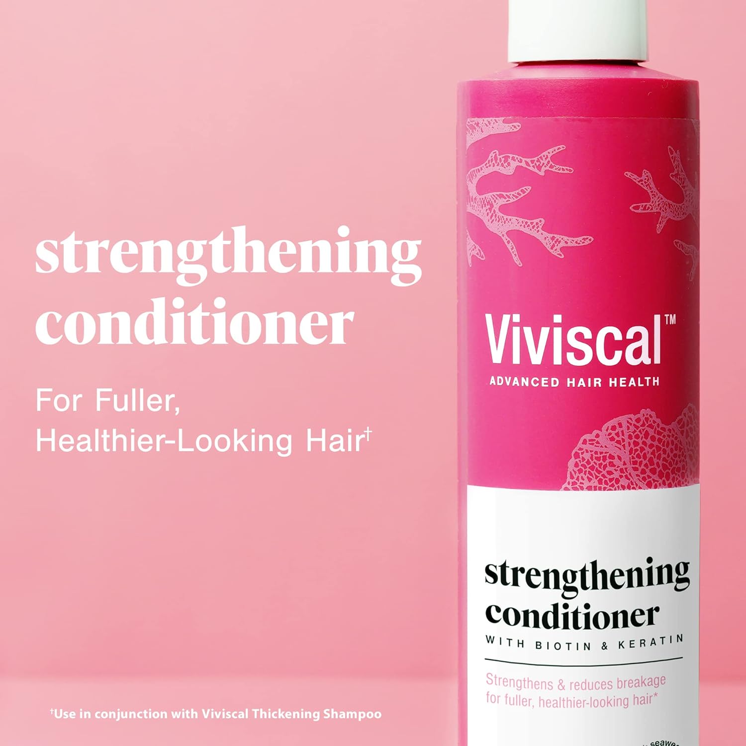 Bundle Of Viviscal Hair Thickening Shampoo And Conditionar For Naturally Thicker & Fuller Looking Hair, 250Ml