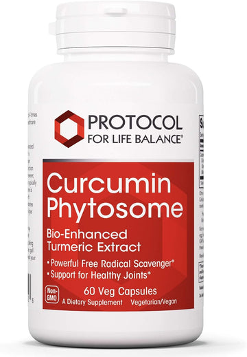 Protocol Curcumin PC 500mg - Oxidative Stress Modulator, Joint Health Supplement - 60 Veg Caps