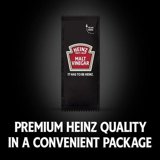 Heinz Malt Vinegar Single Serve Packet (0.3 Oz Packets, Pack Of 200)